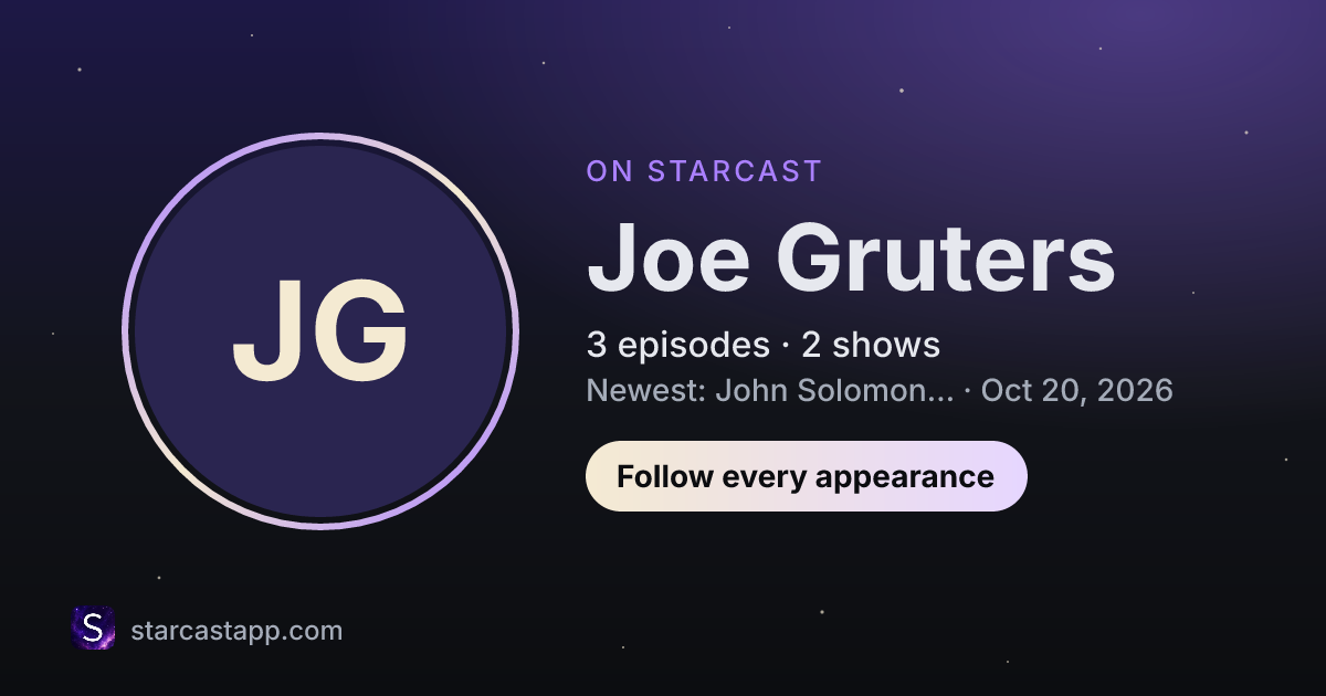 The preview card for Joe Gruters