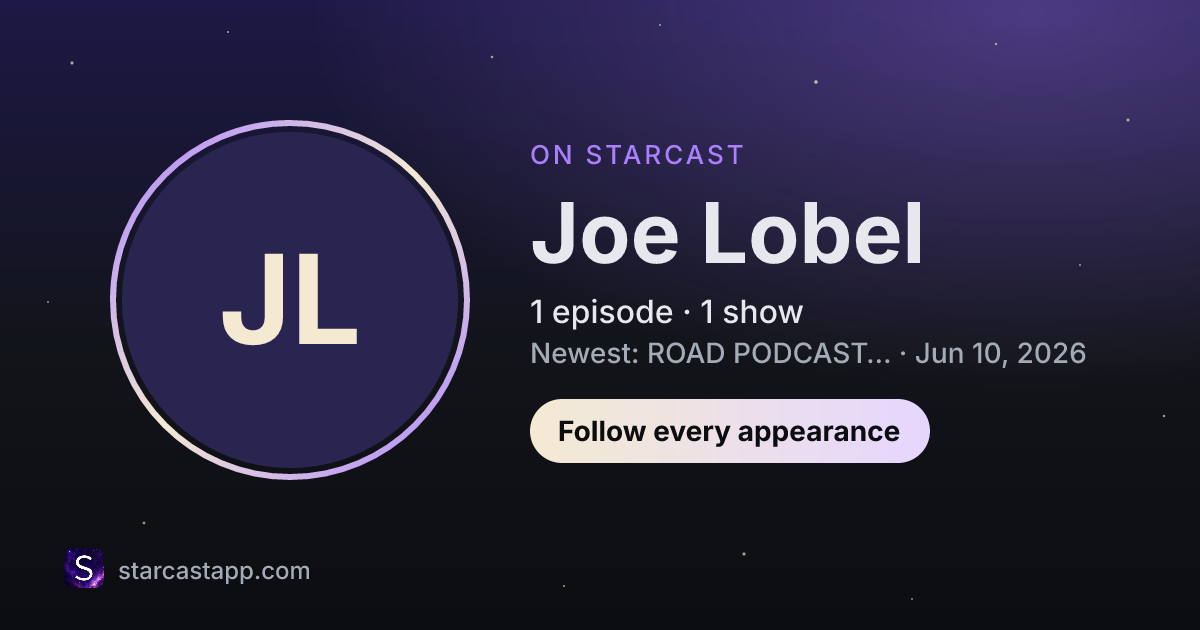 The preview card for Joe Lobel