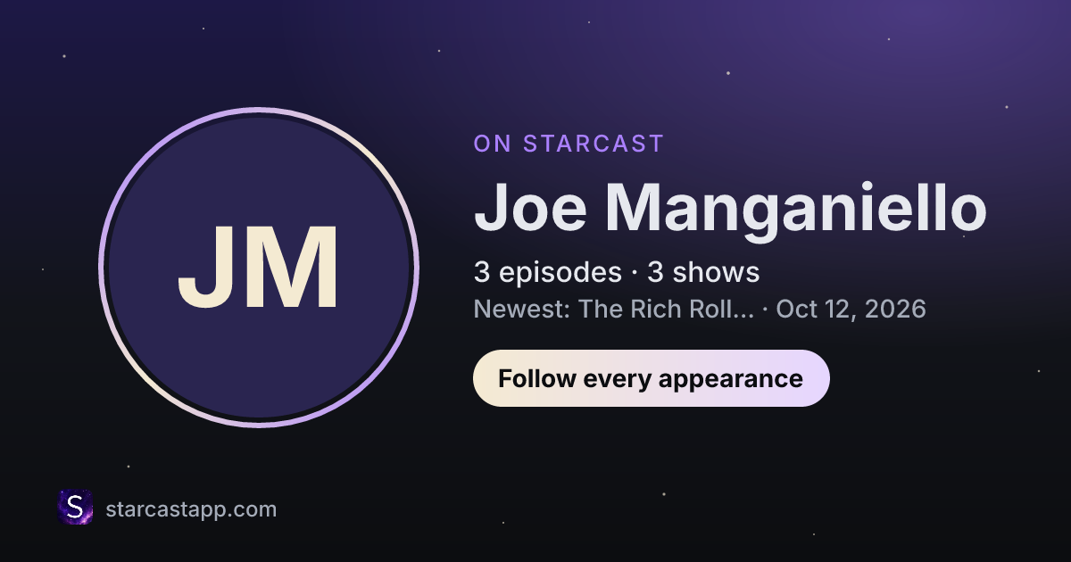 The preview card for Joe Manganiello
