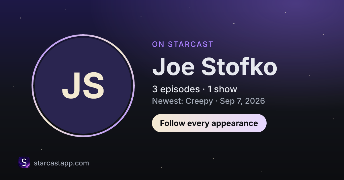 The preview card for Joe Stofko