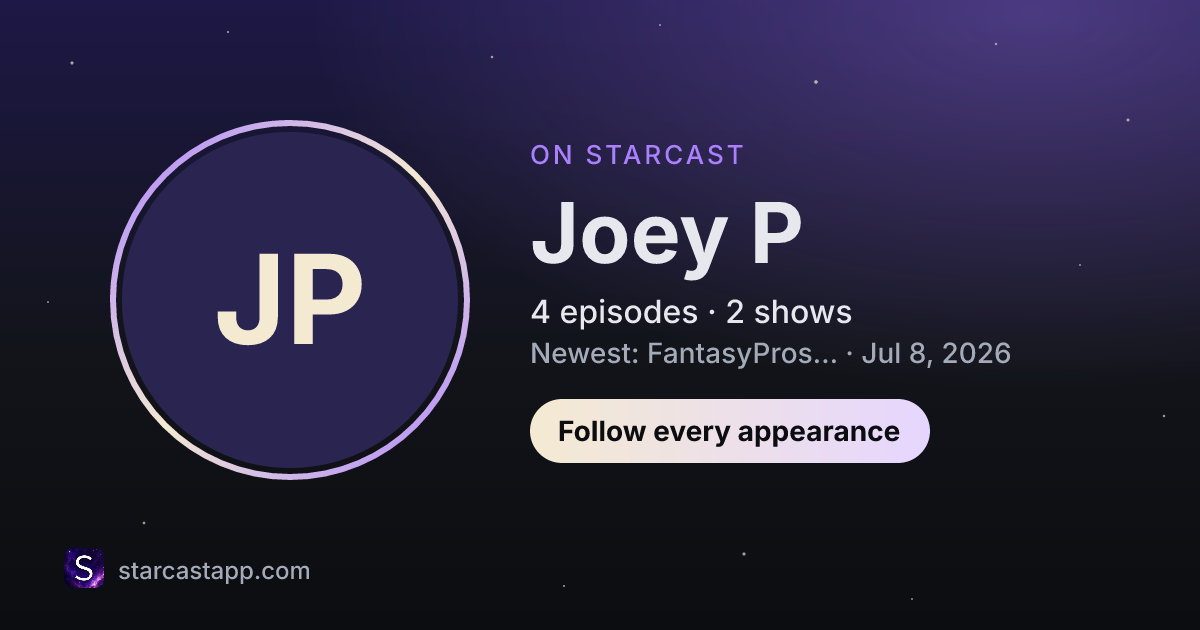 The preview card for Joey P