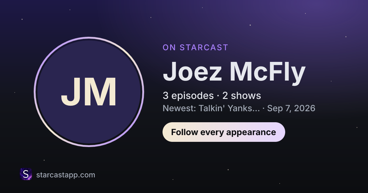 The preview card for Joez McFly