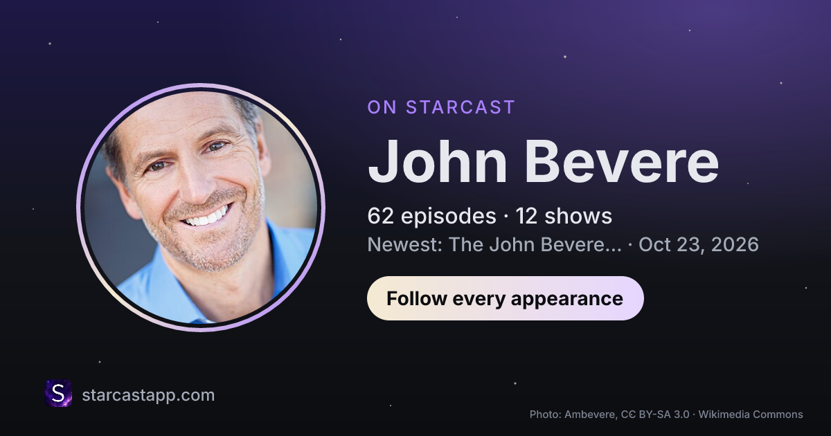 The preview card for John Bevere