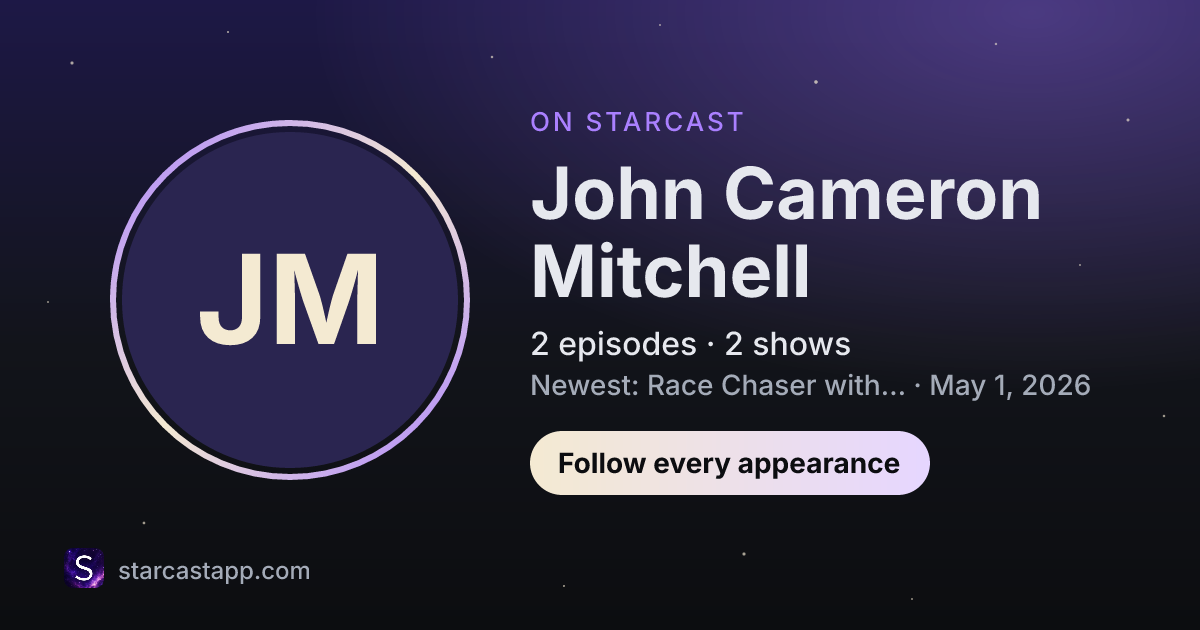 The preview card for John Cameron Mitchell