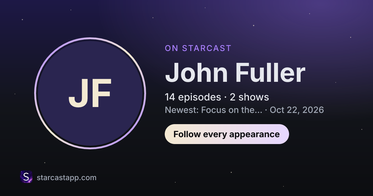 The preview card for John Fuller