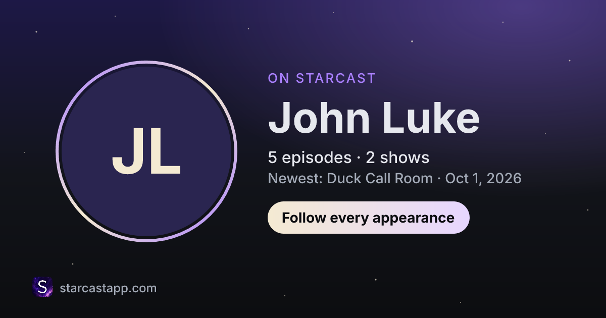 The preview card for John Luke