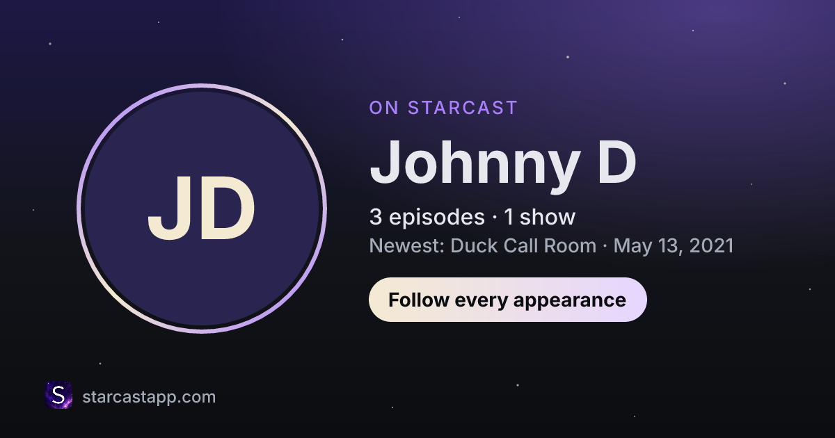 The preview card for Johnny D