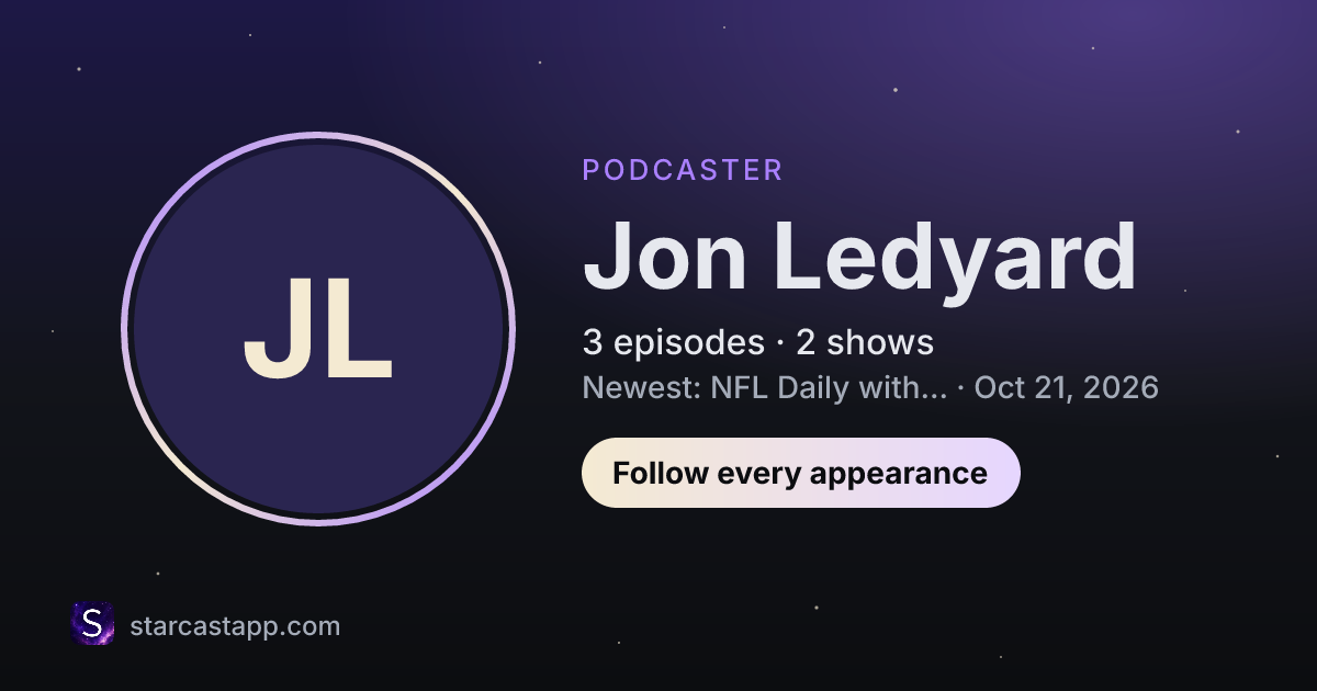 The preview card for Jon Ledyard