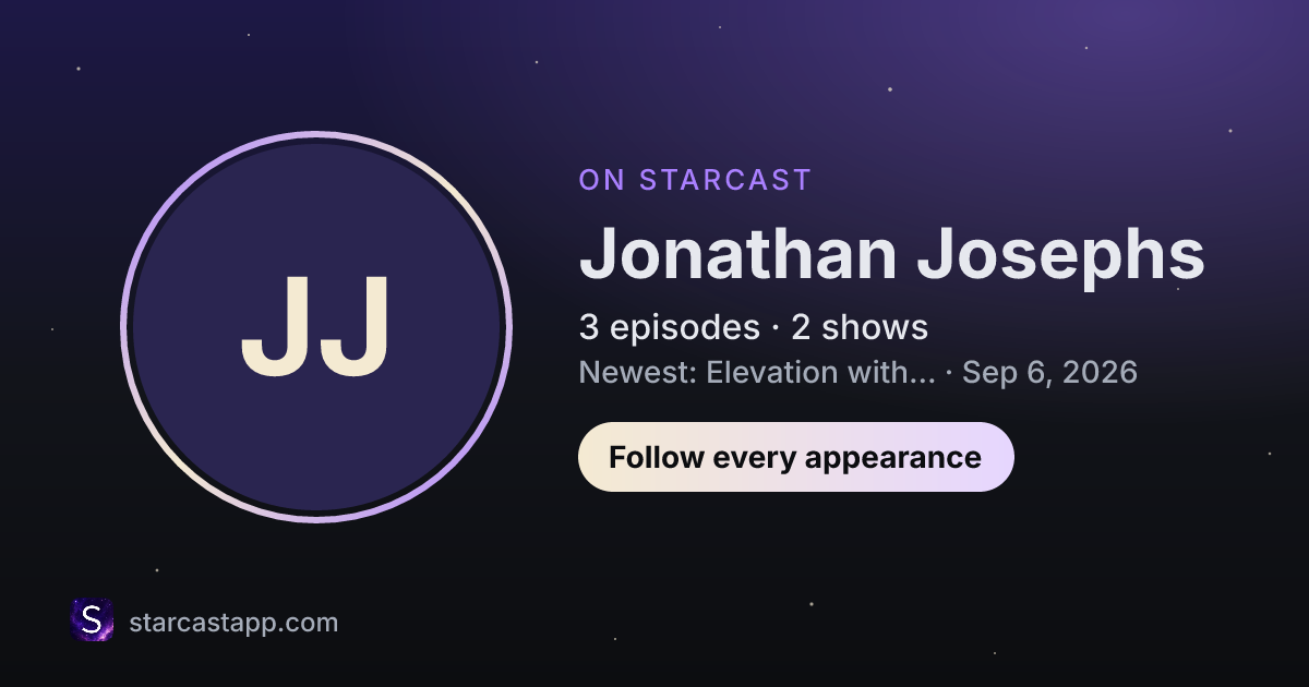 The preview card for Jonathan Josephs