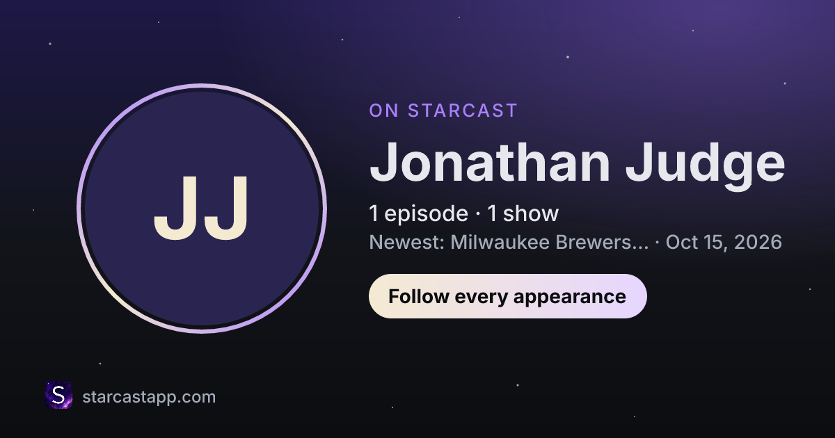 The preview card for Jonathan Judge