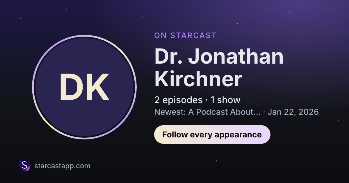 The preview card for Dr. Jonathan Kirchner