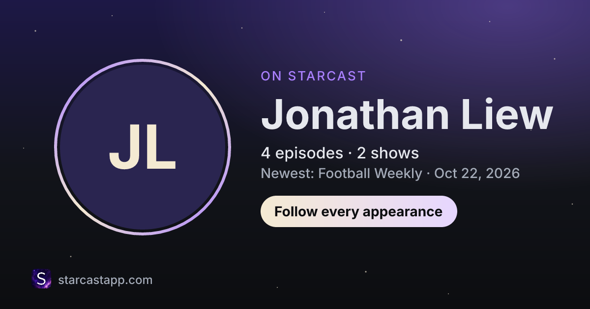 The preview card for Jonathan Liew