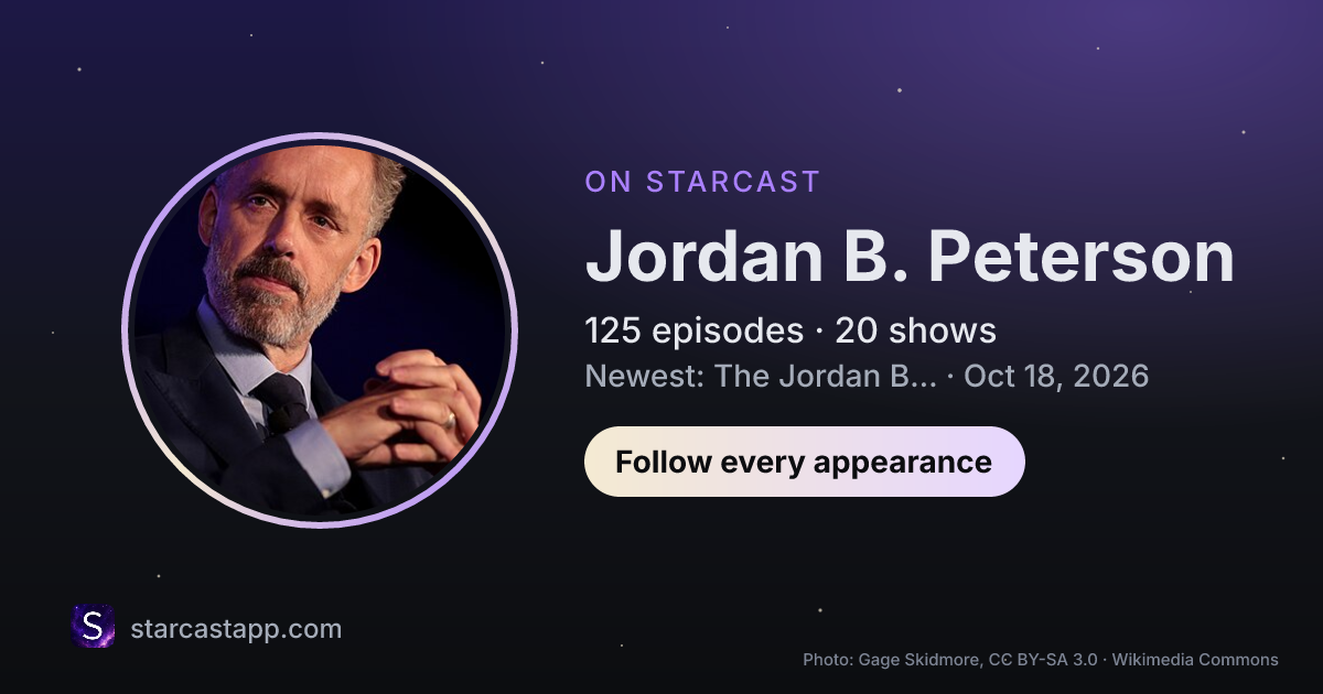 The preview card for Jordan B. Peterson