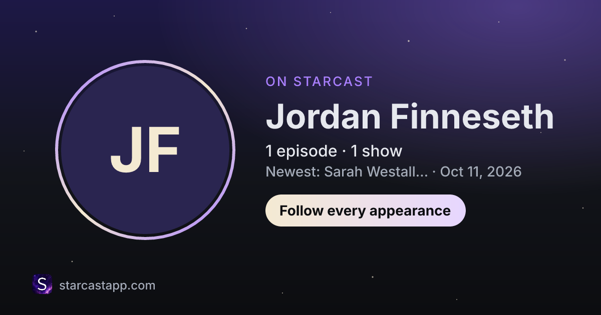 The preview card for Jordan Finneseth