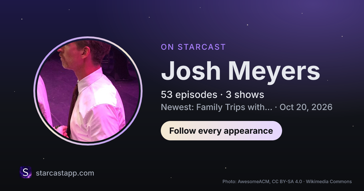 The preview card for Josh Meyers