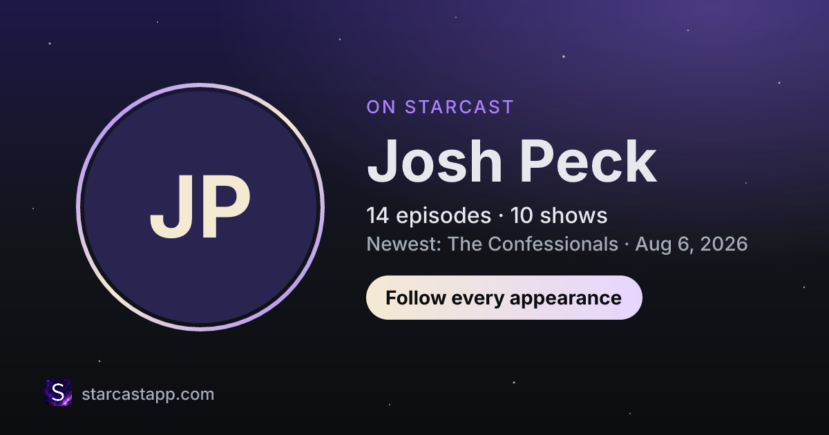 The preview card for Josh Peck