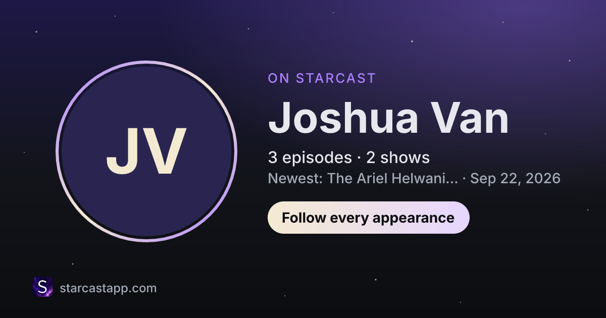 The preview card for Joshua Van