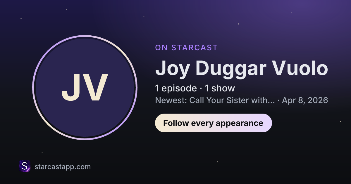 The preview card for Joy Duggar Vuolo