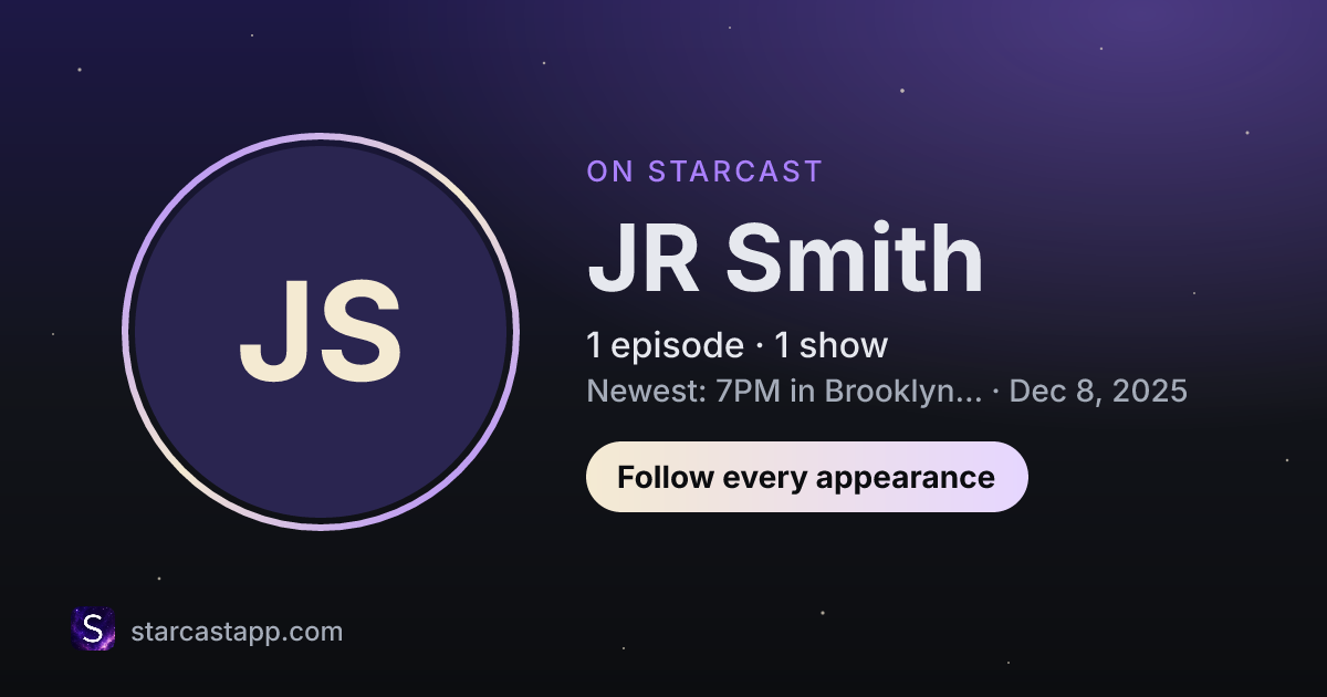 The preview card for JR Smith
