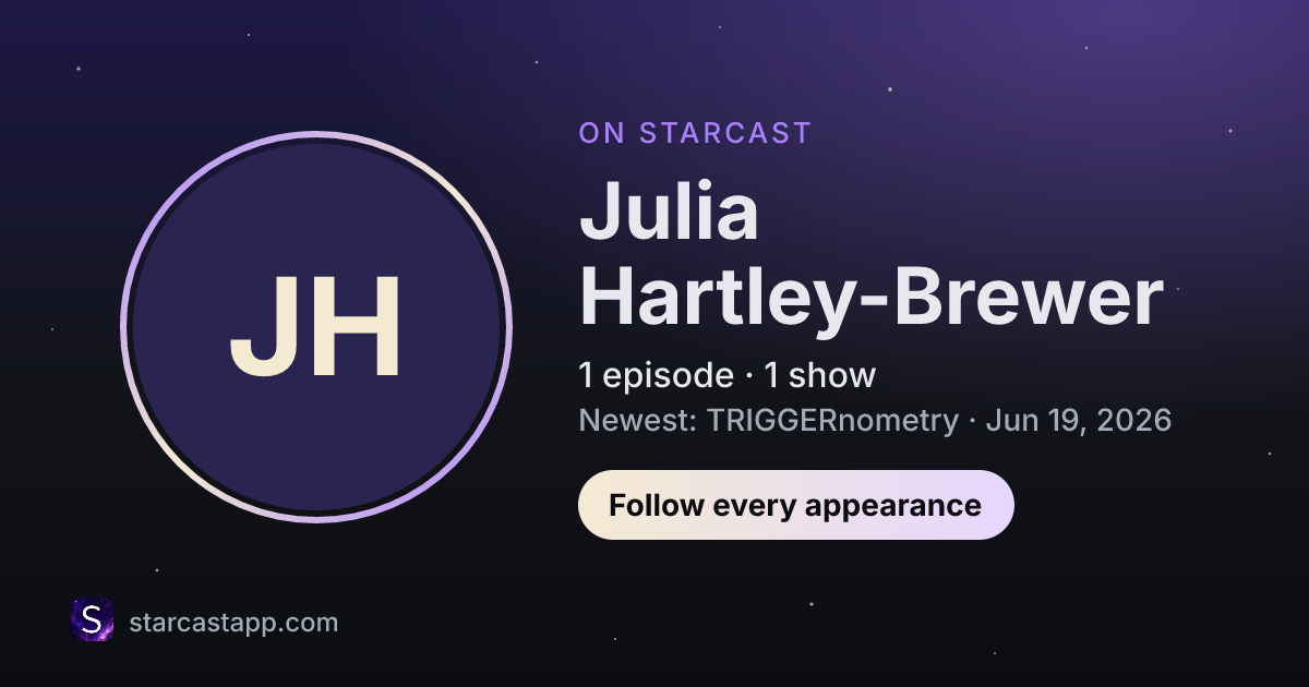 The preview card for Julia Hartley-Brewer