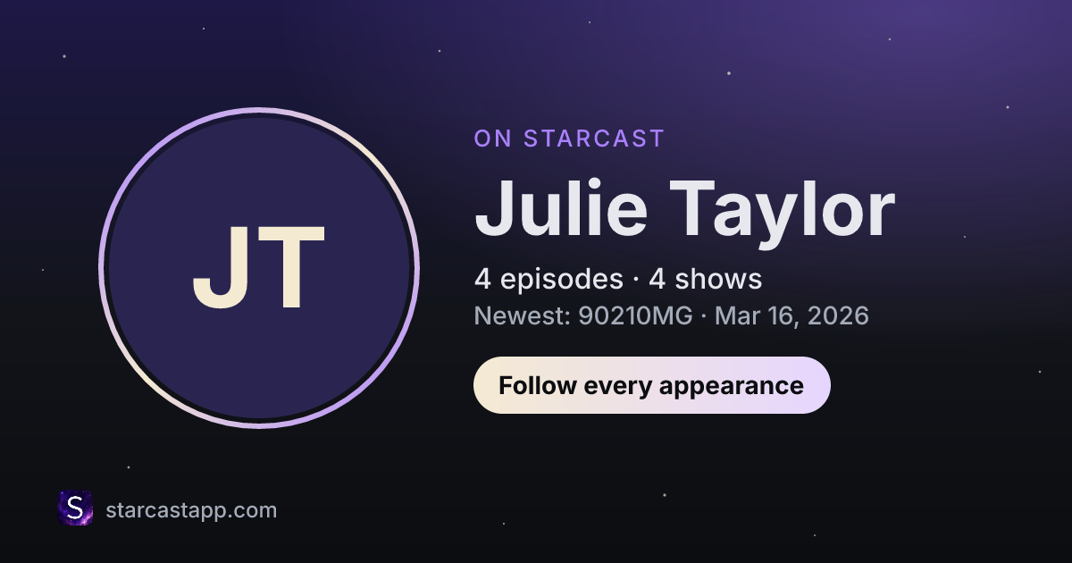 The preview card for Julie Taylor