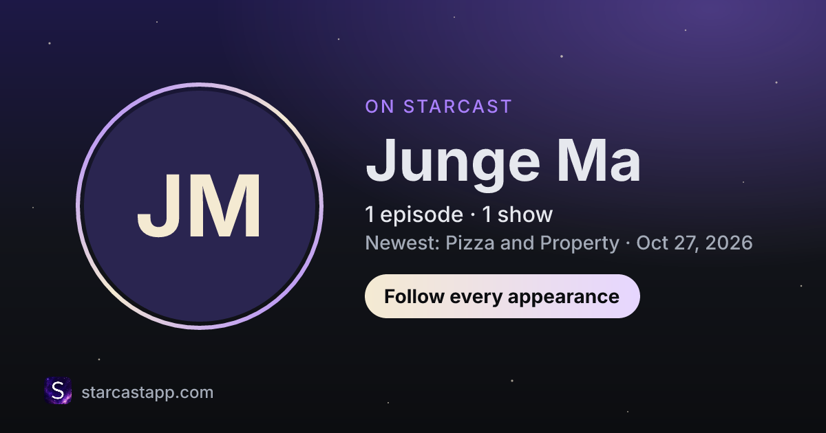 The preview card for Junge Ma