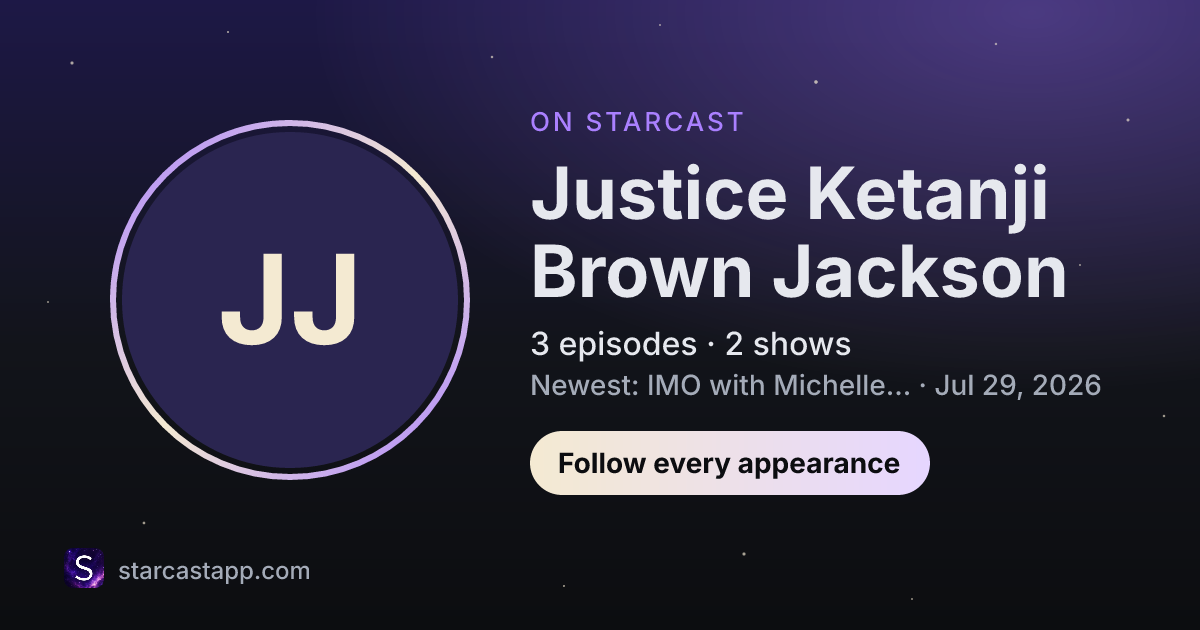 The preview card for Justice Ketanji Brown Jackson