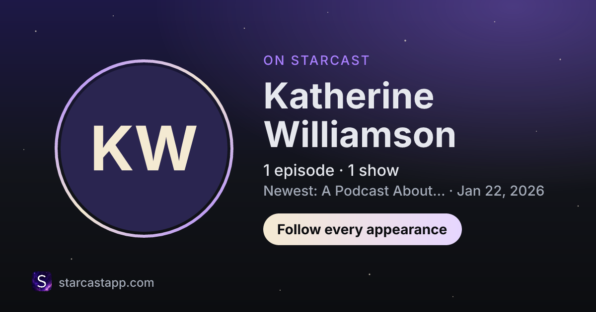 The preview card for Katherine Williamson