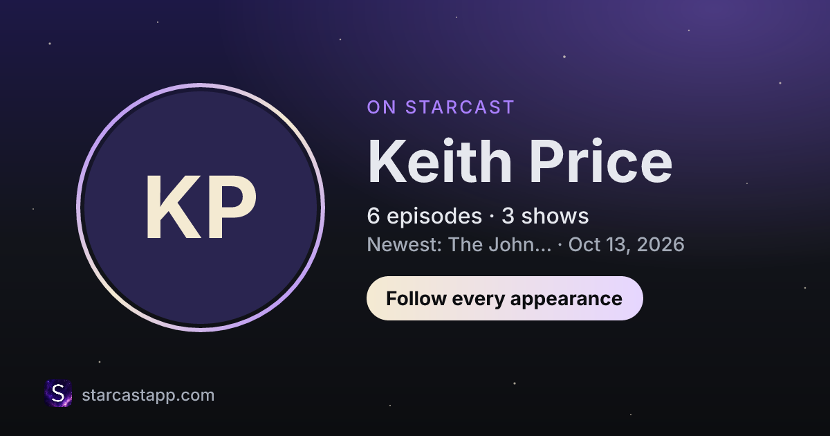The preview card for Keith Price
