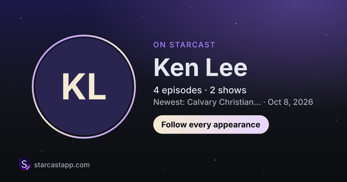 The preview card for Ken Lee