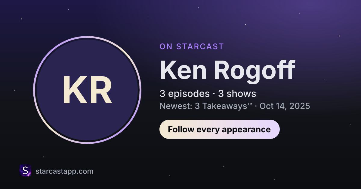 The preview card for Ken Rogoff