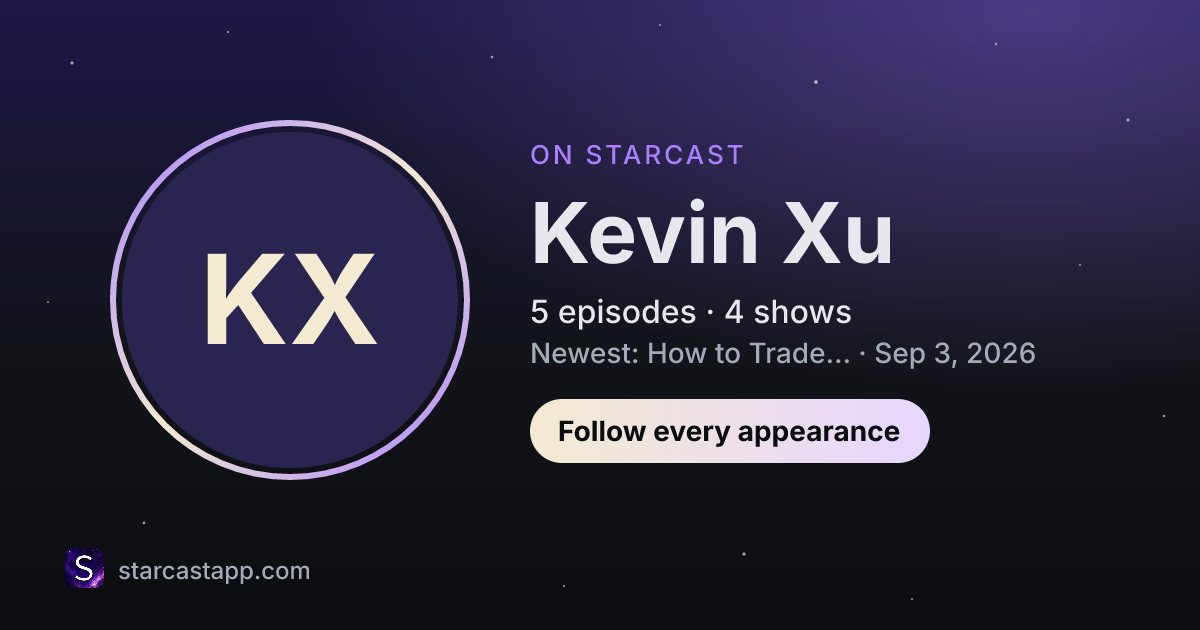 The preview card for Kevin Xu