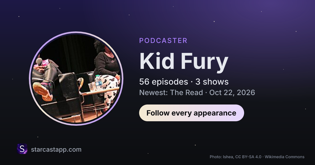 The preview card for Kid Fury