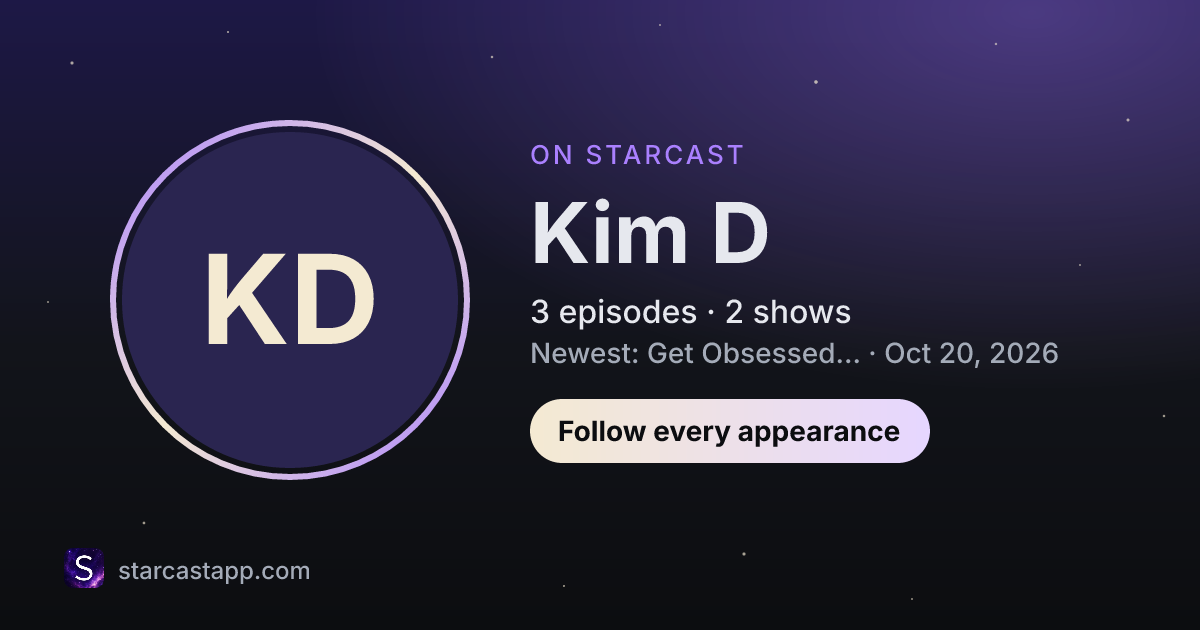 The preview card for Kim D