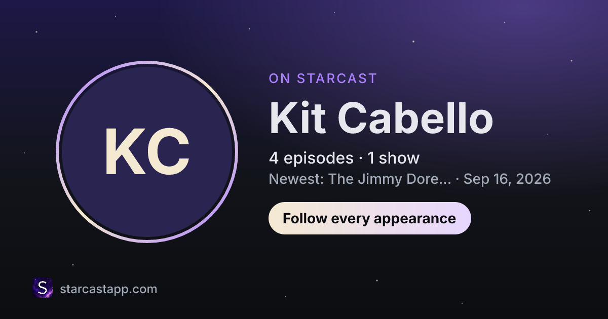 The preview card for Kit Cabello