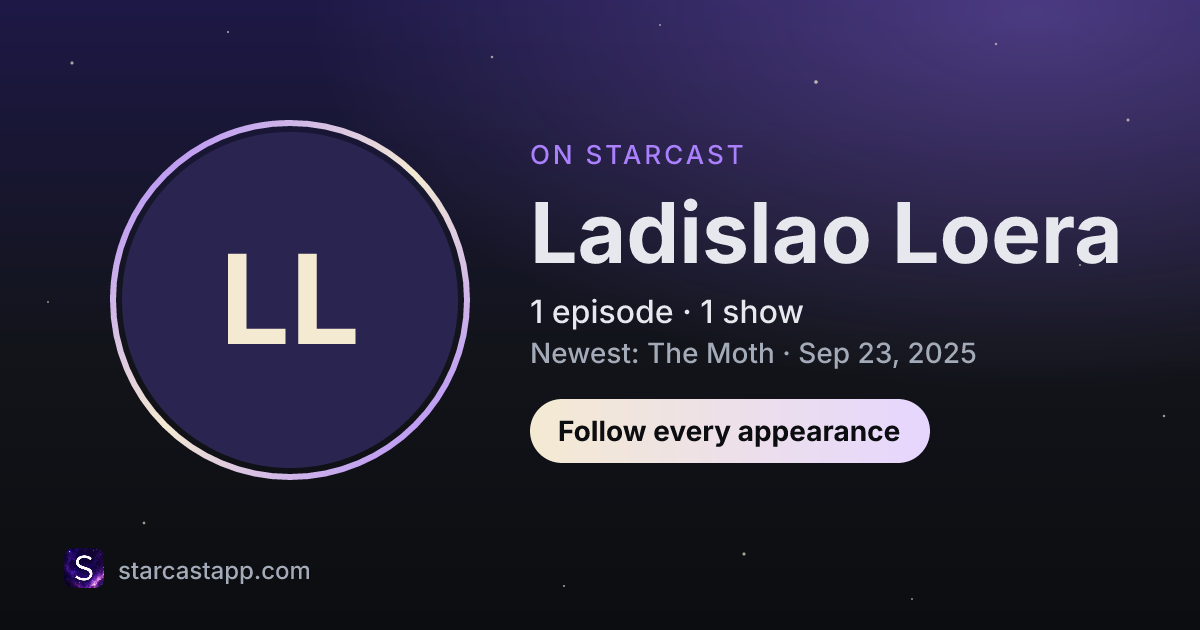 The preview card for Ladislao Loera