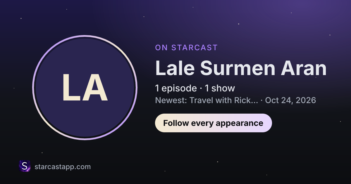 The preview card for Lale Surmen Aran
