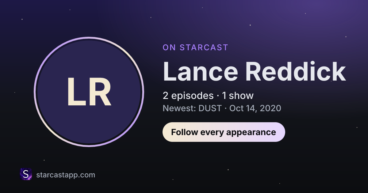 The preview card for Lance Reddick