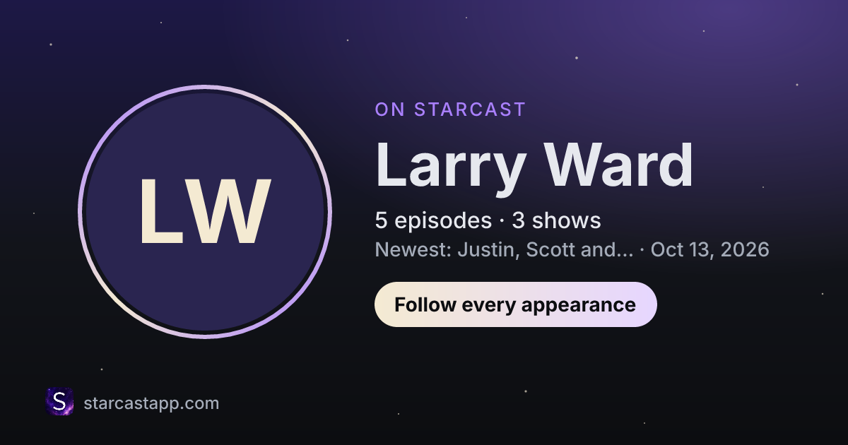 The preview card for Larry Ward
