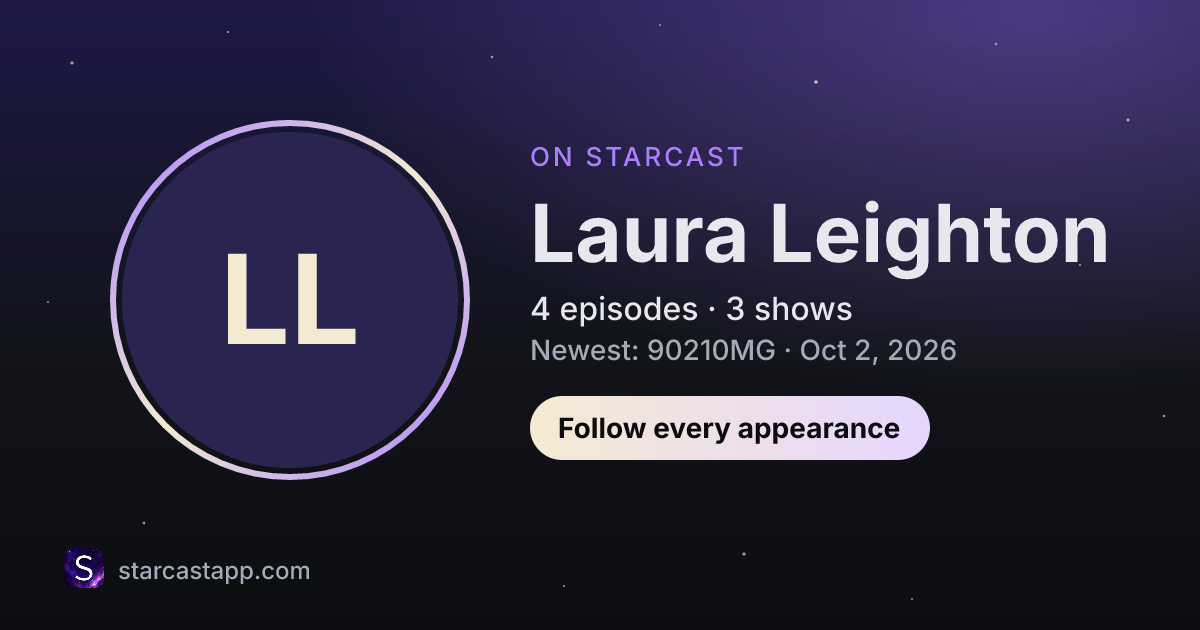 The preview card for Laura Leighton