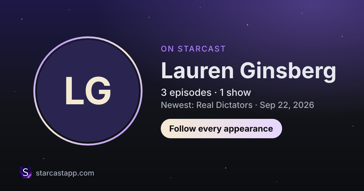 The preview card for Lauren Ginsberg