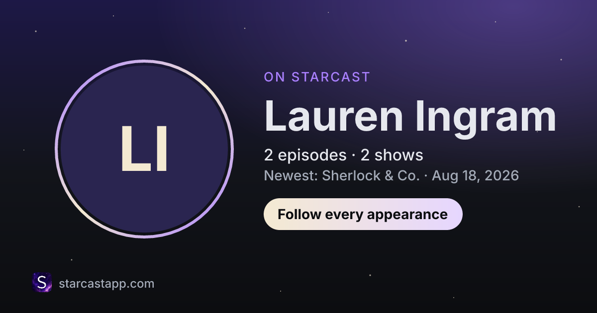 The preview card for Lauren Ingram