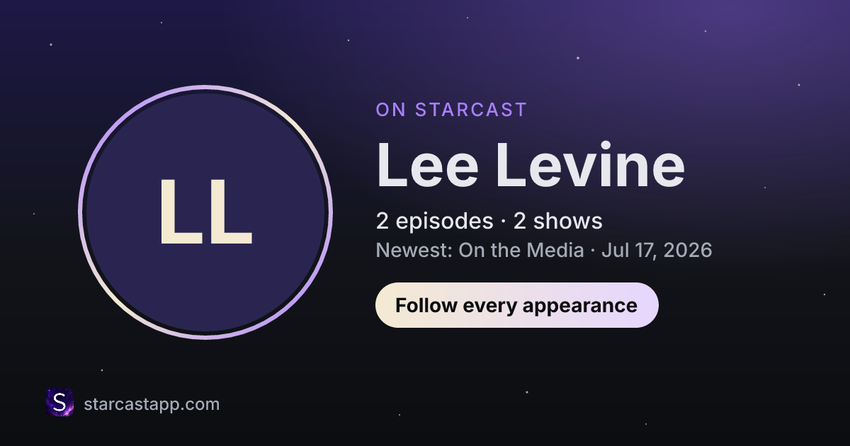 The preview card for Lee Levine