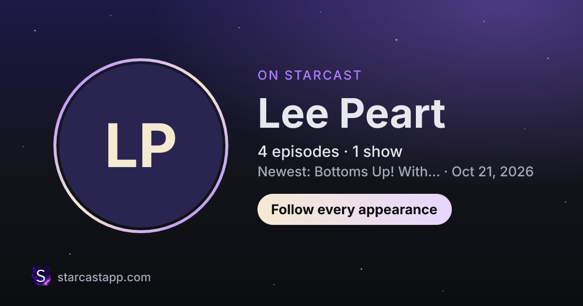 The preview card for Lee Peart