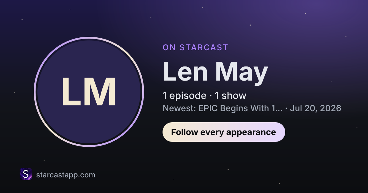 The preview card for Len May