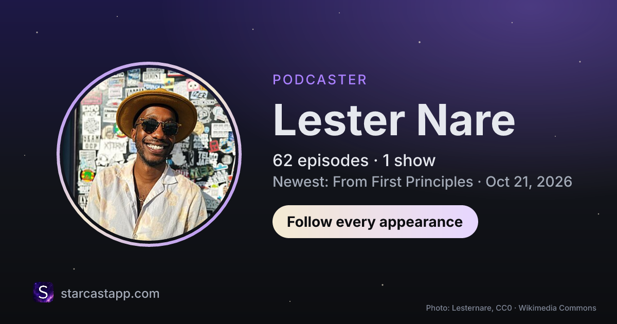 The preview card for Lester Nare