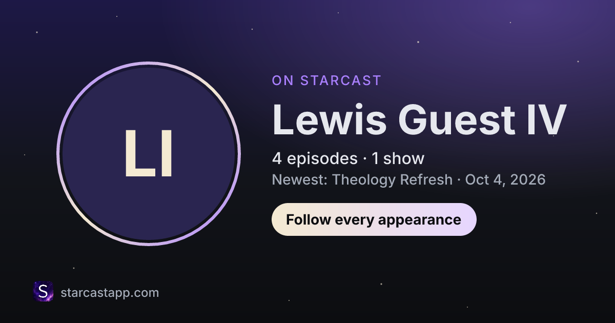 The preview card for Lewis Guest IV