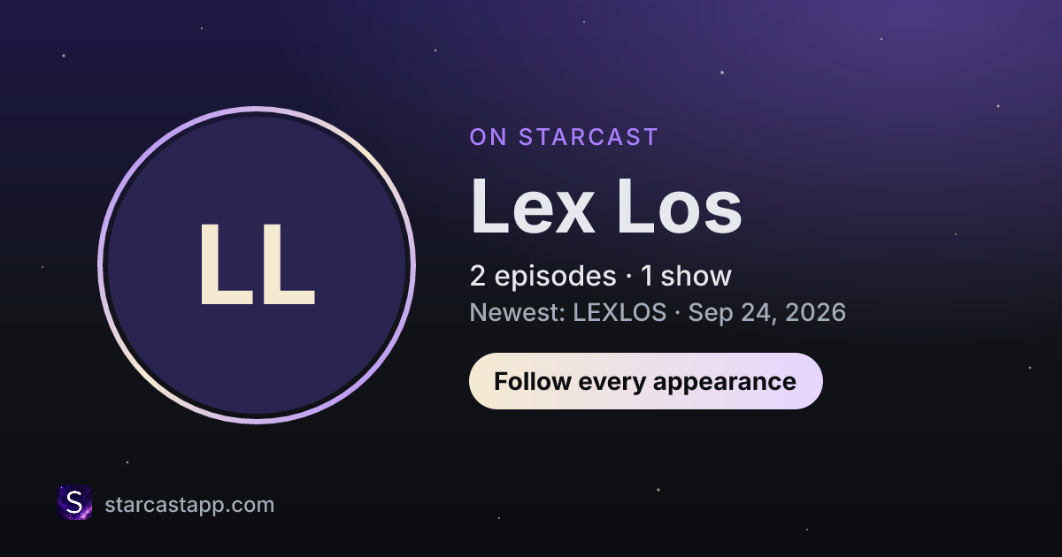 The preview card for Lex Los