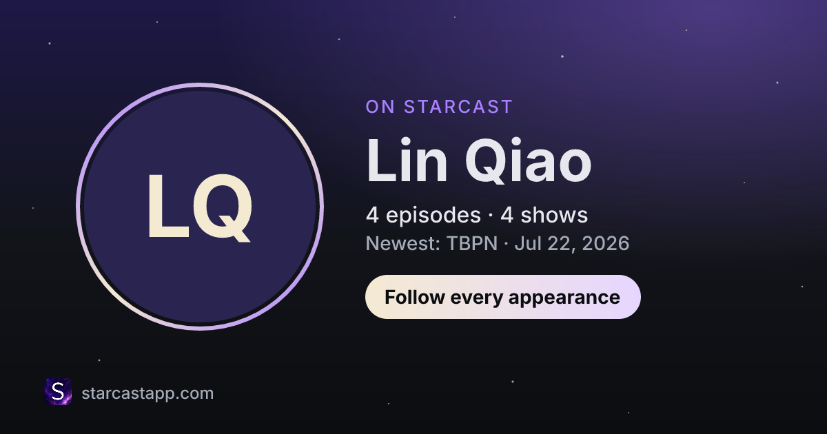 The preview card for Lin Qiao