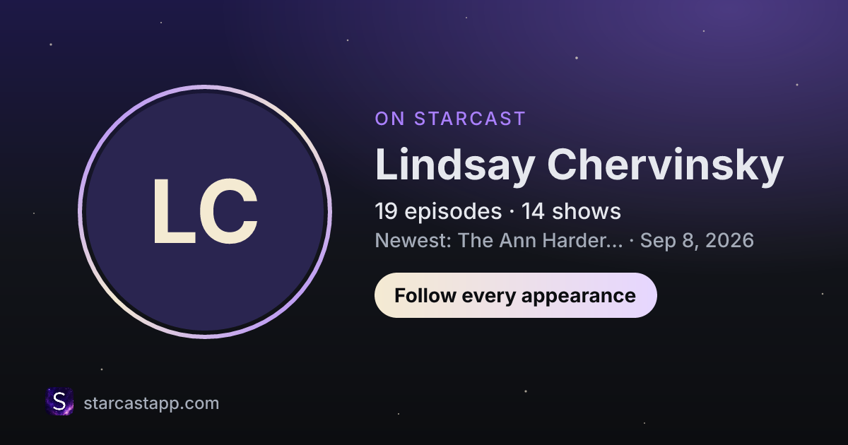 The preview card for Lindsay Chervinsky